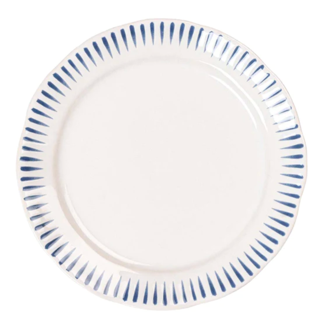 Juliska Sitio Stripe Delft Blue Dinner Plate