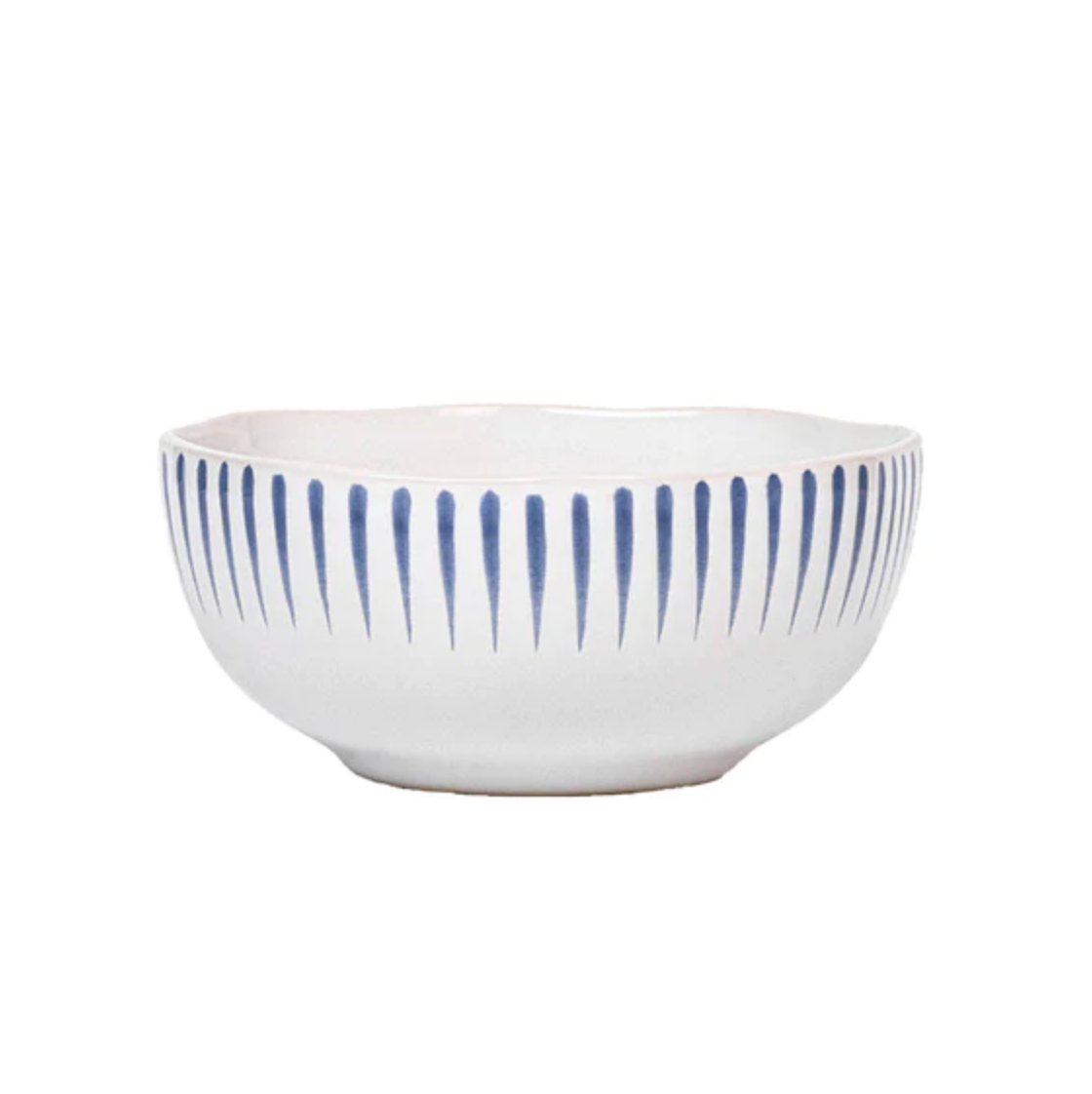 Juliska Sitio Stripe Delft Blue Cereal/Ice Cream Bowl