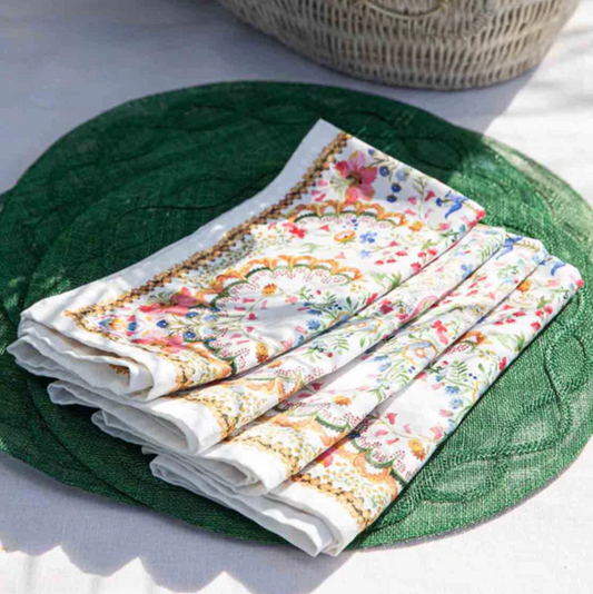 Juliska Tuileries Garden Basil Placemats (Set of 4)