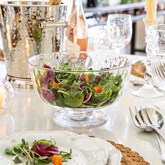 Juliska Puro Glass 10" Footed Bowl