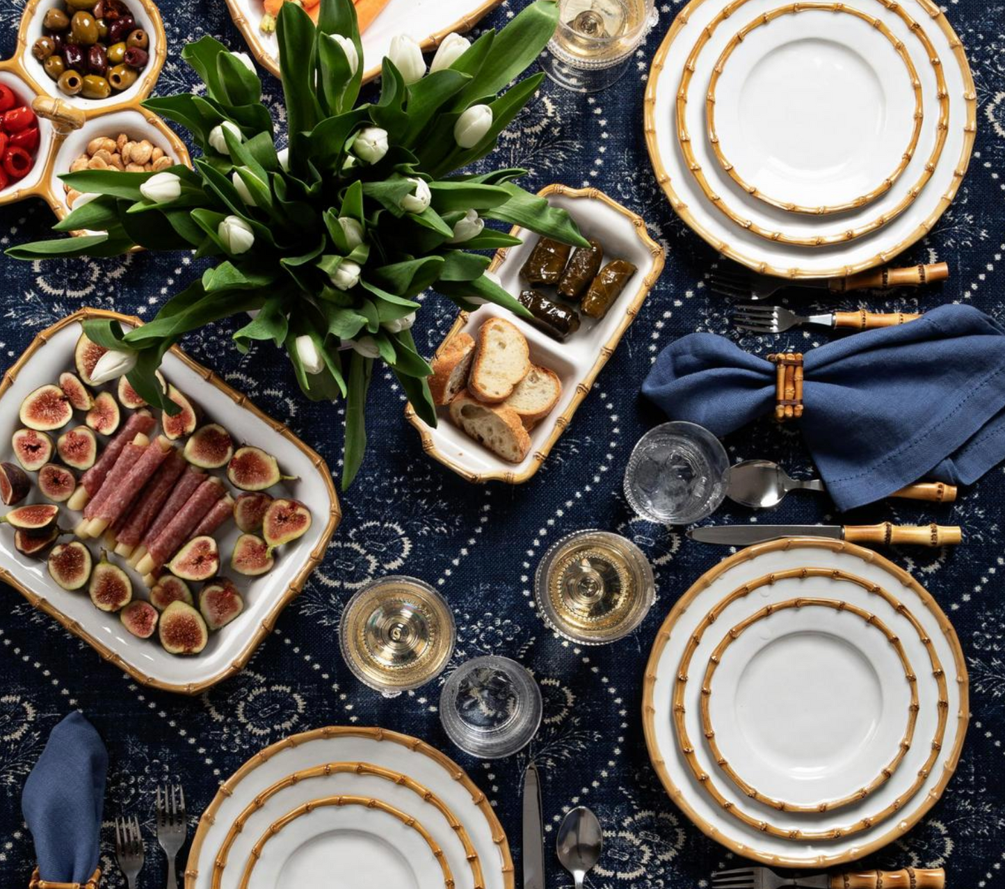 Juliska Classic Bamboo Natural Dinner Plate