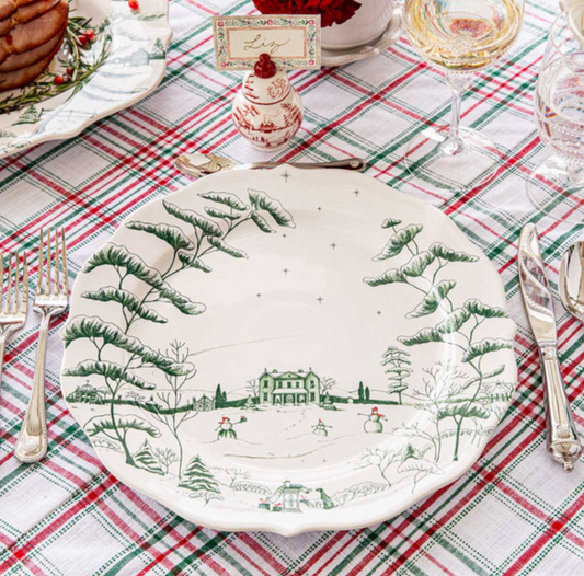 Juliska Country Estate Winter Frolic Evergreen Charger
