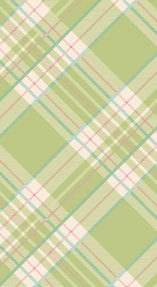 Bright Green Plaid Napkins