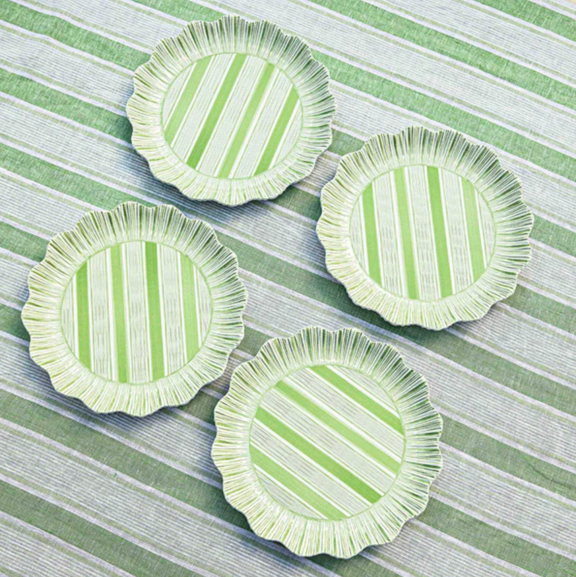Juliska Cabana Stripe Melamine Dinner Plate (Set of 4)