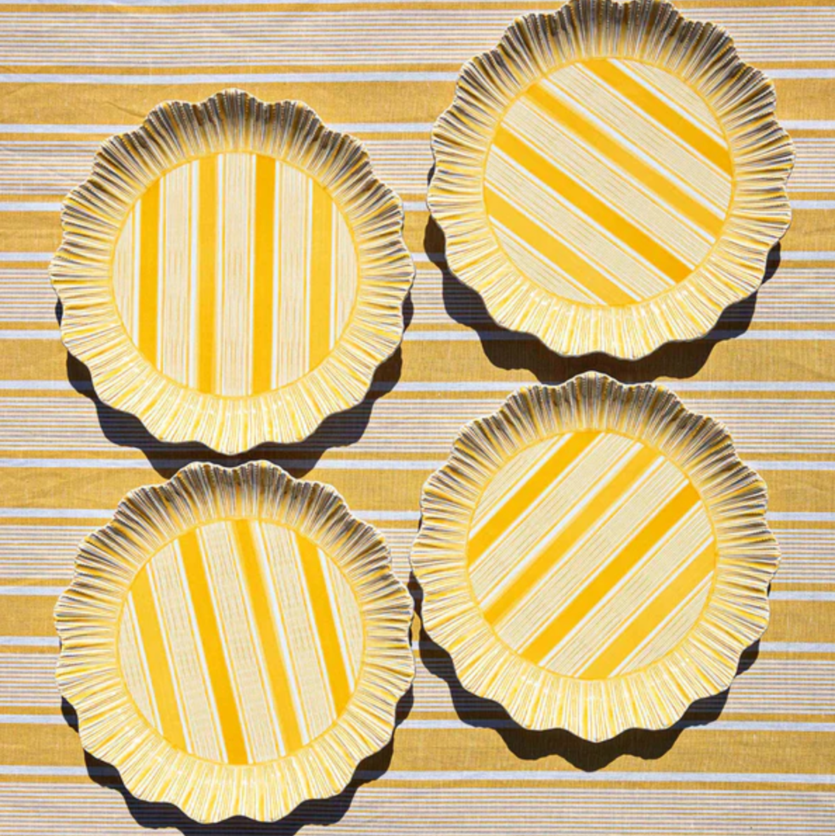 Juliska Cabana Stripe Melamine Dinner Plate (Set of 4)
