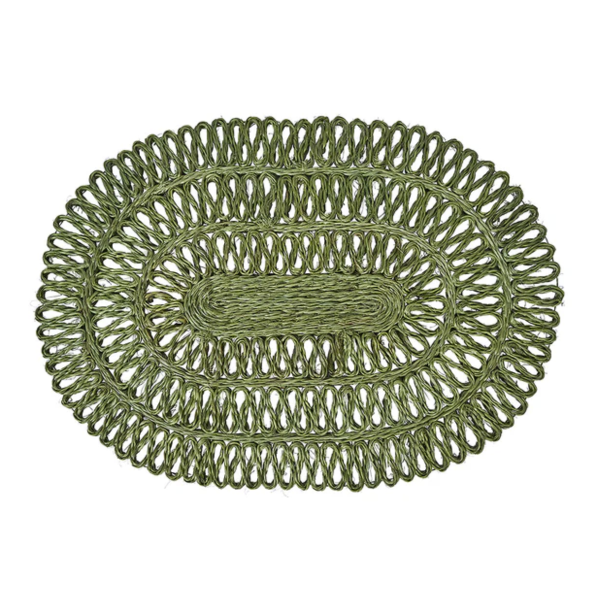 Juliska Straw Loop Oval Placemat (Set of 4)