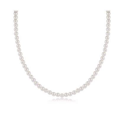 enewton 17" Choker Classic Pearl 4mm Bead