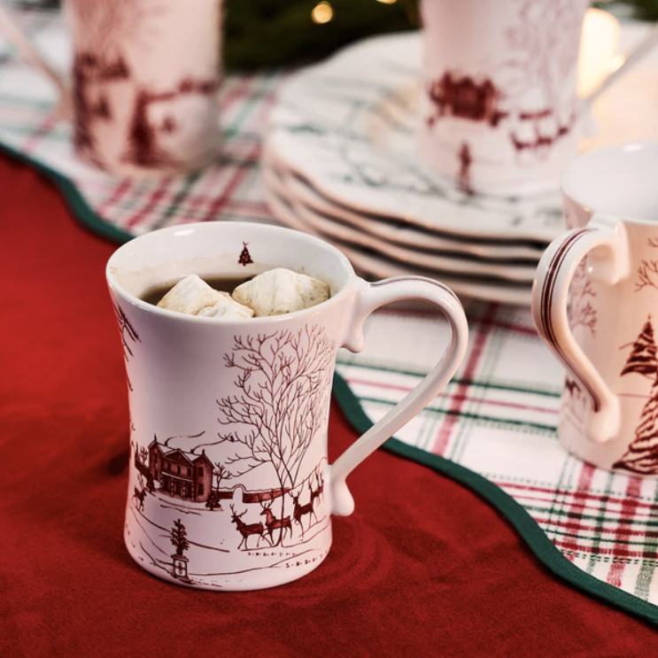 Juliska Country Estate Winter Frolic Ruby Mug