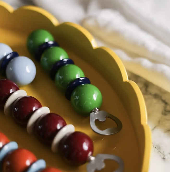 Cherry and Cappuccino Bobbin Bottle Opener