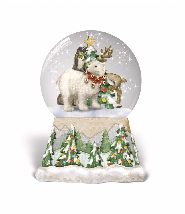 Juliska Berry & Thread North Pole Animal Snow Globe