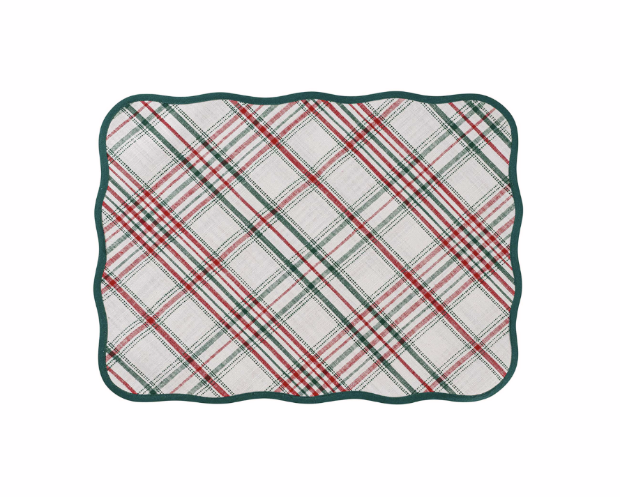 Juliska Merry Tartan Placemats (Set of 4)