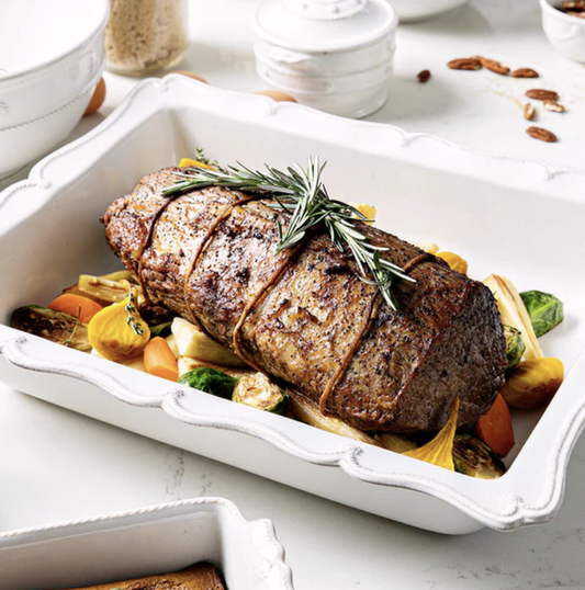 Juliska Berry & Thread Whitewash 17" Rectangular Baker