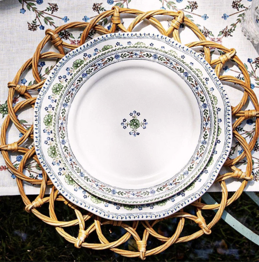 Juliska Villa Seville Chambray Salad/Dessert Plate