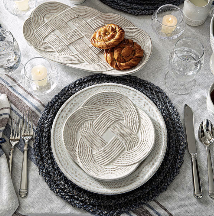 Juliska Le Panier Whitewash Dinner Plate