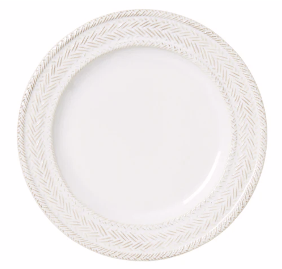 Juliska Le Panier Whitewash Dinner Plate