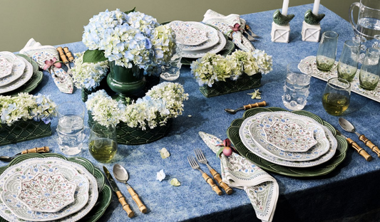 Juliska Le Panier Mystic Knot Charger/Platter in Basil