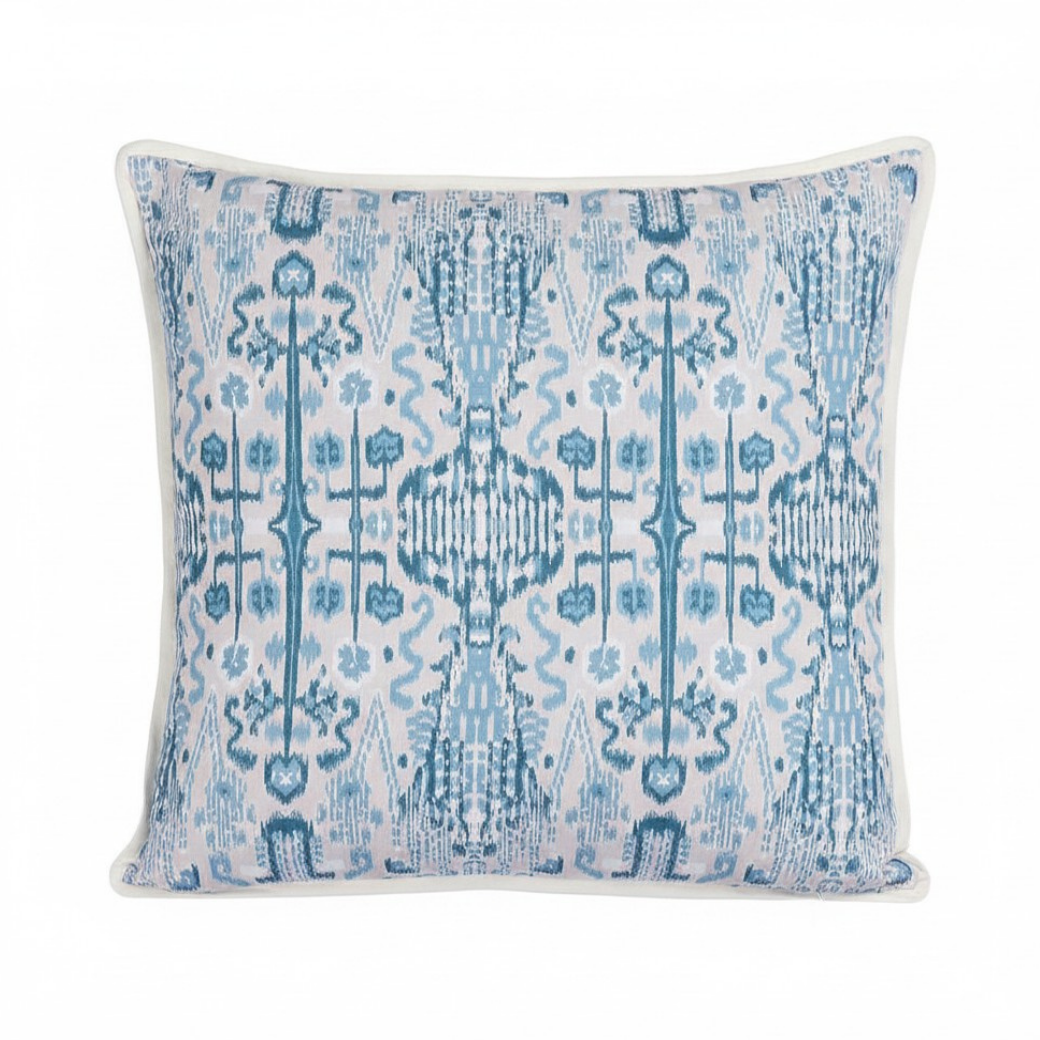 Bombay Blue 22x22 Pillow