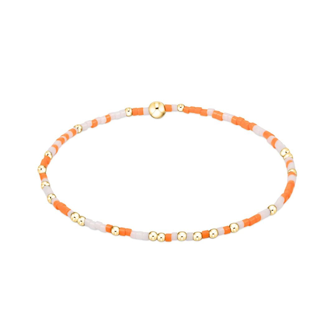 Enewton UT Gameday Beaded Hope Unwritten Bracelet Orange & White