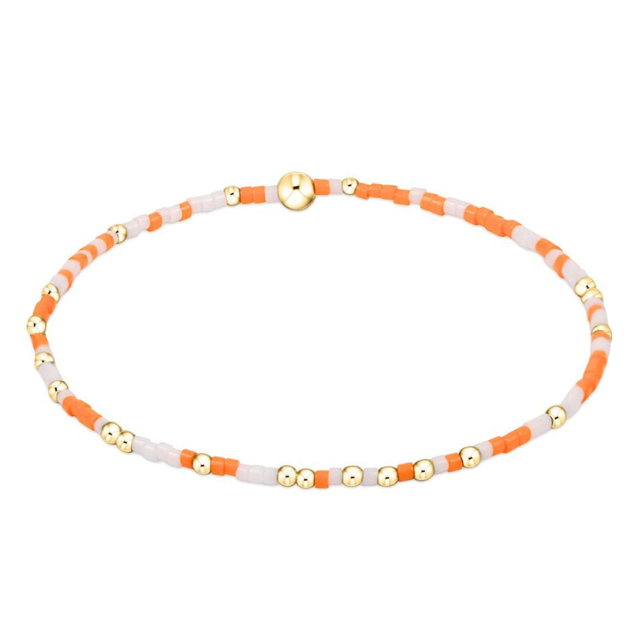 Enewton UT Gameday Beaded Hope Unwritten Bracelet Orange & White