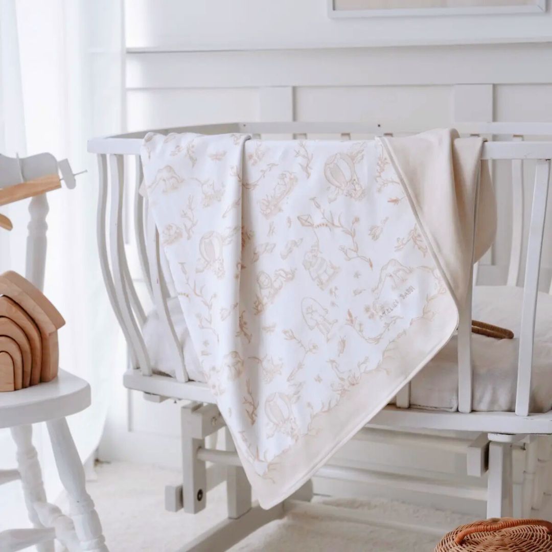 Double-Sided Blanket, Toile | Atelier Babbi