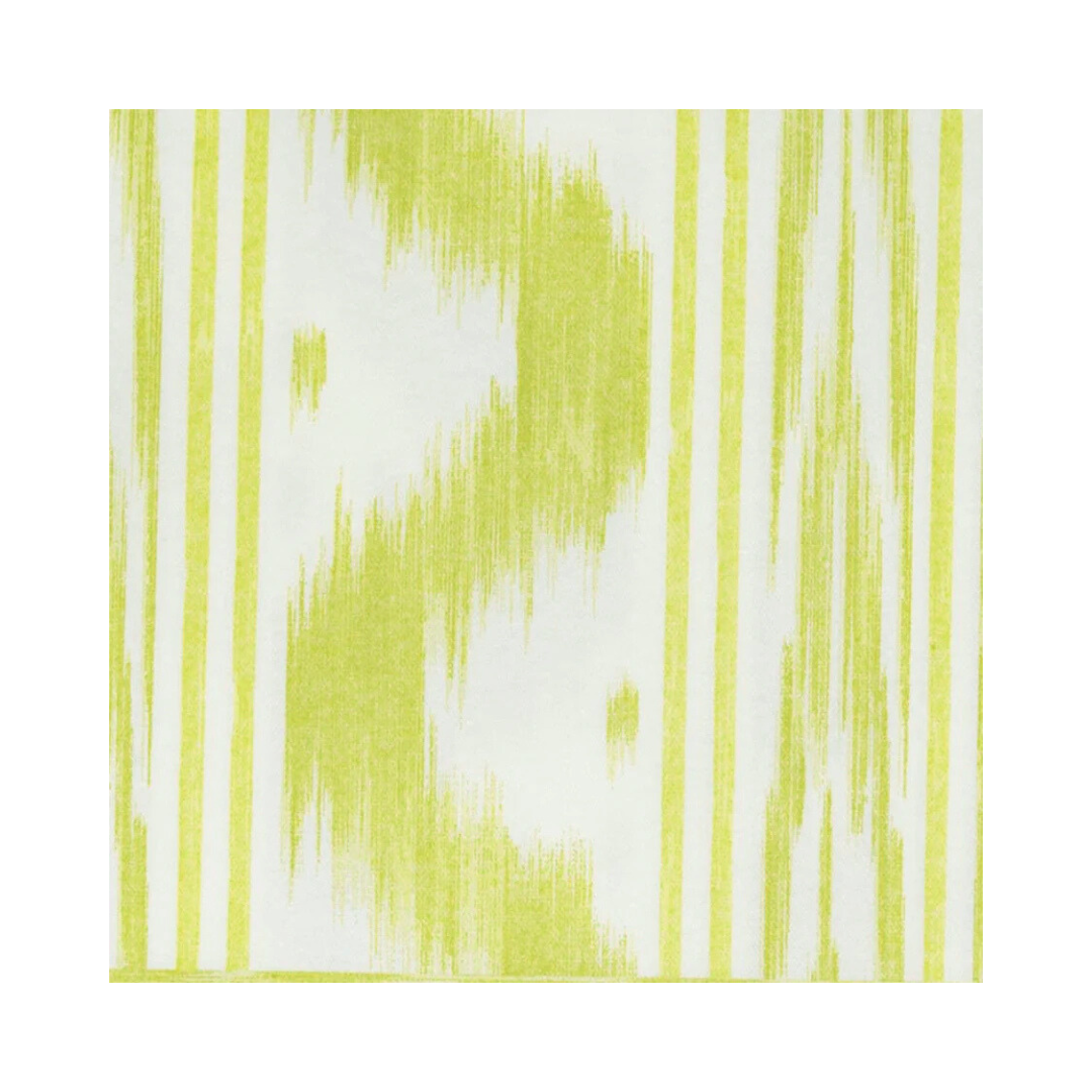 Toile De Nantes Cocktail Napkins, Yellow