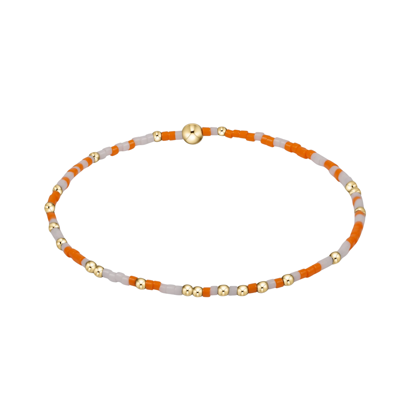 Enewton UT Gameday Beaded Hope Unwritten Bracelet Orange & White