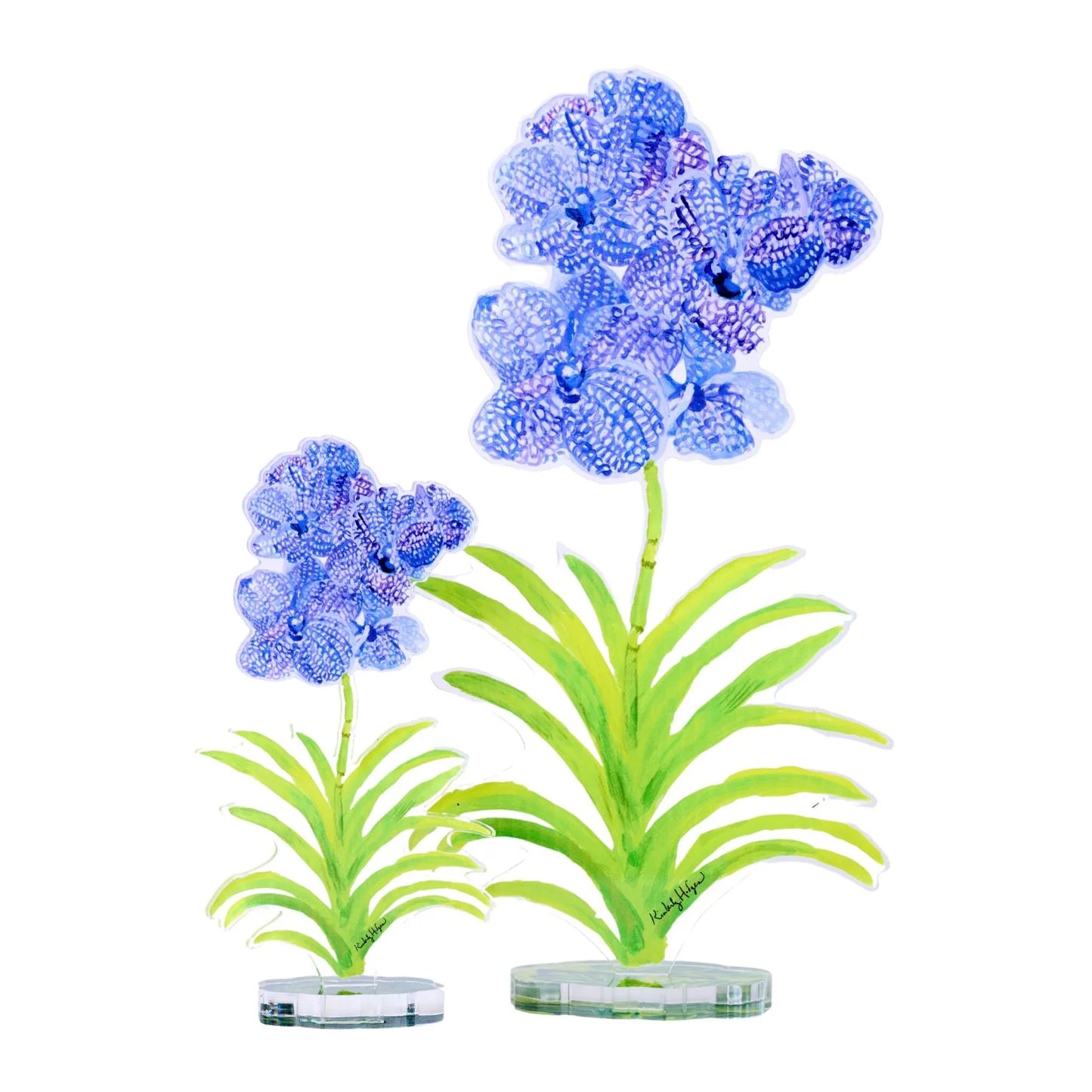 Vanda Orchid Small Acrylic Flower