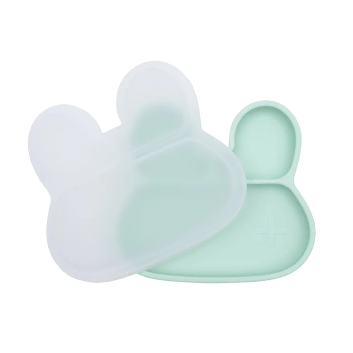 We Might Be Tiny Silicone Bunny Stickie Plate Lid