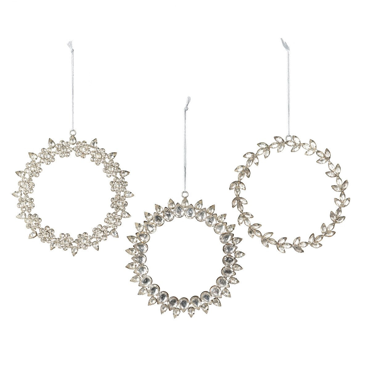 Rhinestone Wreath Ornament