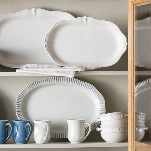 Juliska Berry & Thread Whitewash 2-Handled Soup/Chili Bowl