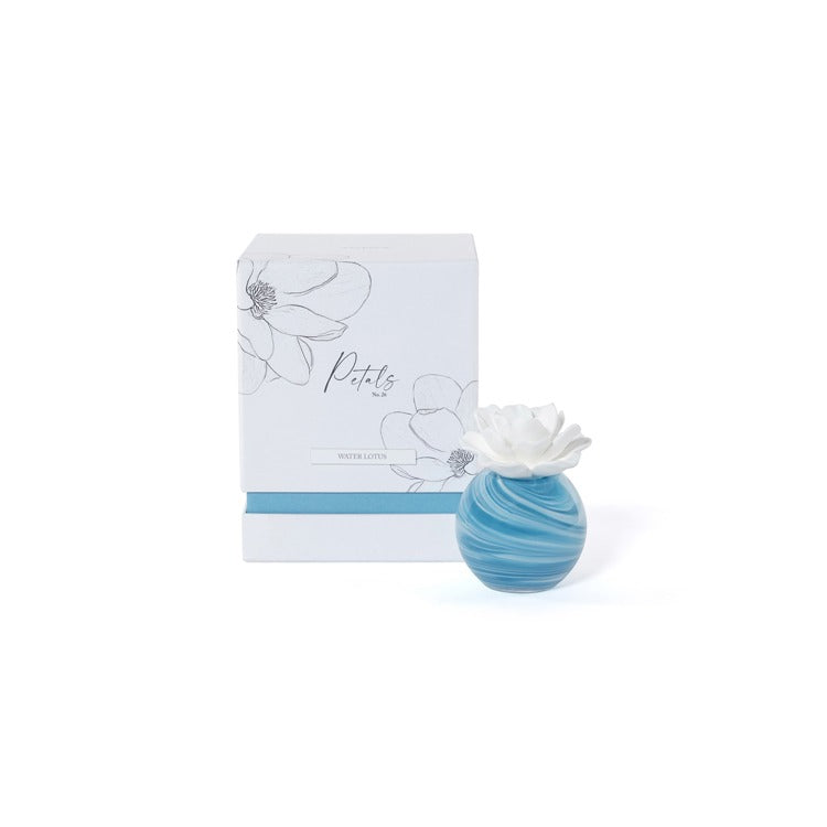 Water Lotus Petals Porcelain Diffuser