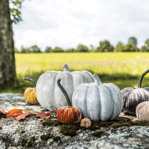 Simon Pearce Candent Crystalline Pumpkin, Medium