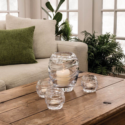 Simon Pearce Waterbury Tealight, Gift Boxed