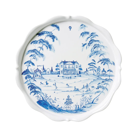 Juliska Country Estate Cake Stand in Delft Blue