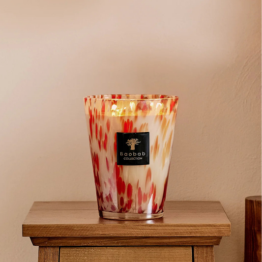 Pearls Coral Scented Candle | Baobab Collection