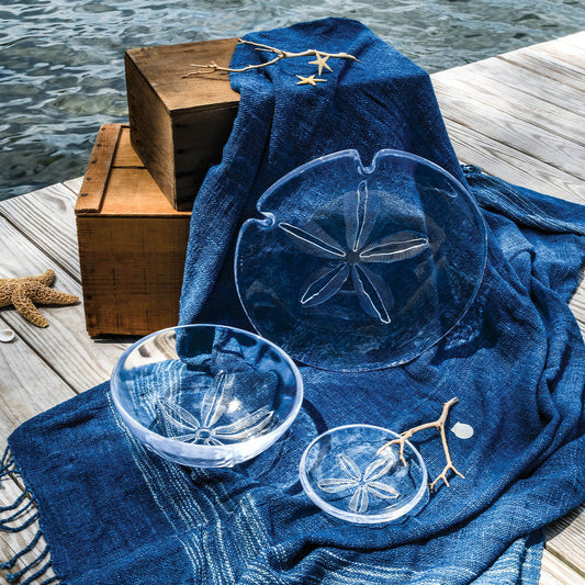 Simon Pearce Sand Dollar Bowl, Gift Boxed