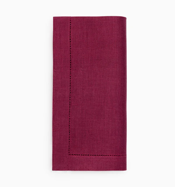 Sferra Linen Dinner Napkins 20" x 20" Berry (Set of 4)