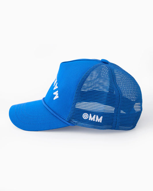 Blue "Mahjong" Flip Hat