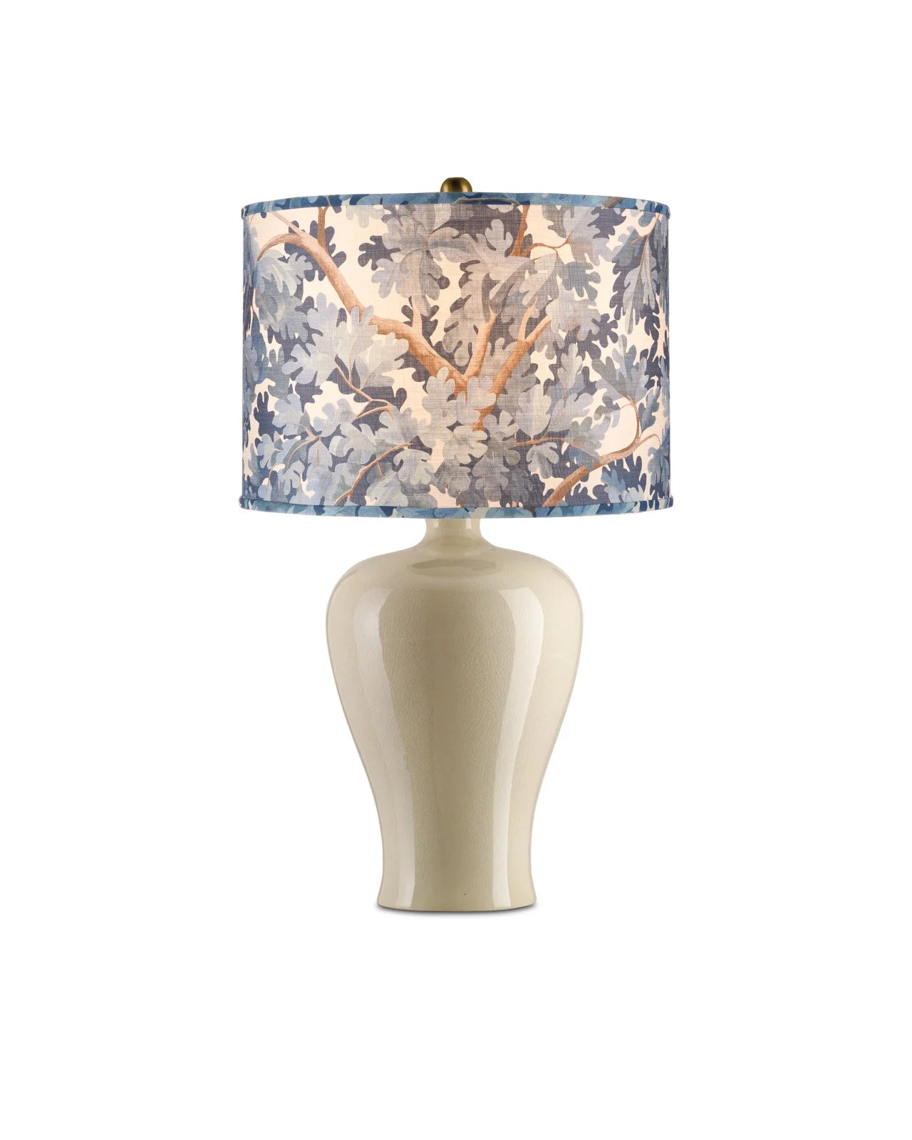 Woodland Blue Drum Lamp Shade