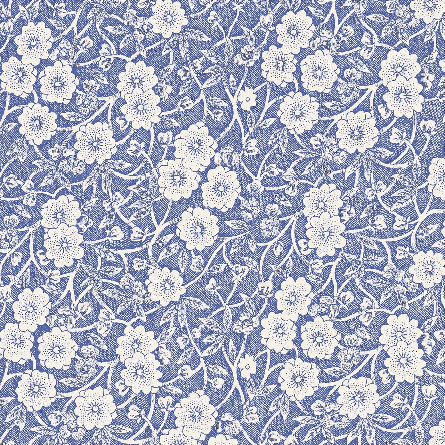 Blue Calico Cocktail Napkins - Hester & Cook