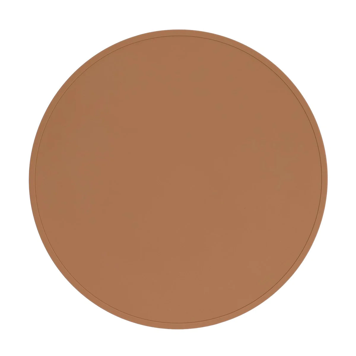 We Might Be Tiny Silicone Round Placemat Chocolate Brown