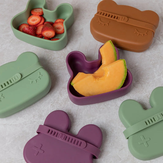 We Might Be Tiny Silicone Bear Snackie Sage