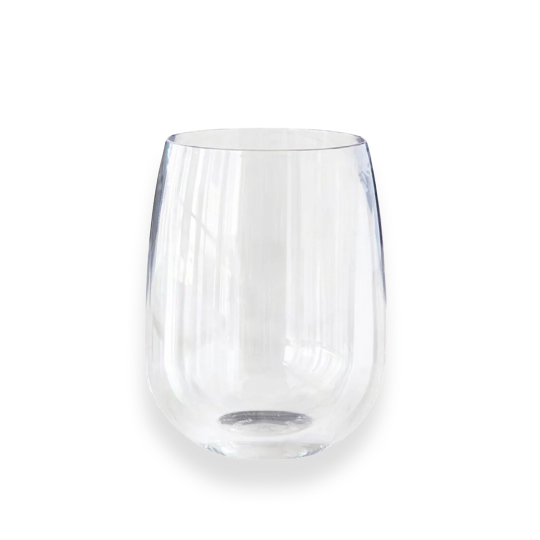 Acrylic Stemless Wine Glass Clear