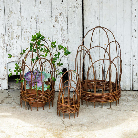Woven Willow Cloche Trellis (3 sizes available)