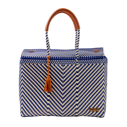 Closed Basket Jumbo Arrow Tote Bag