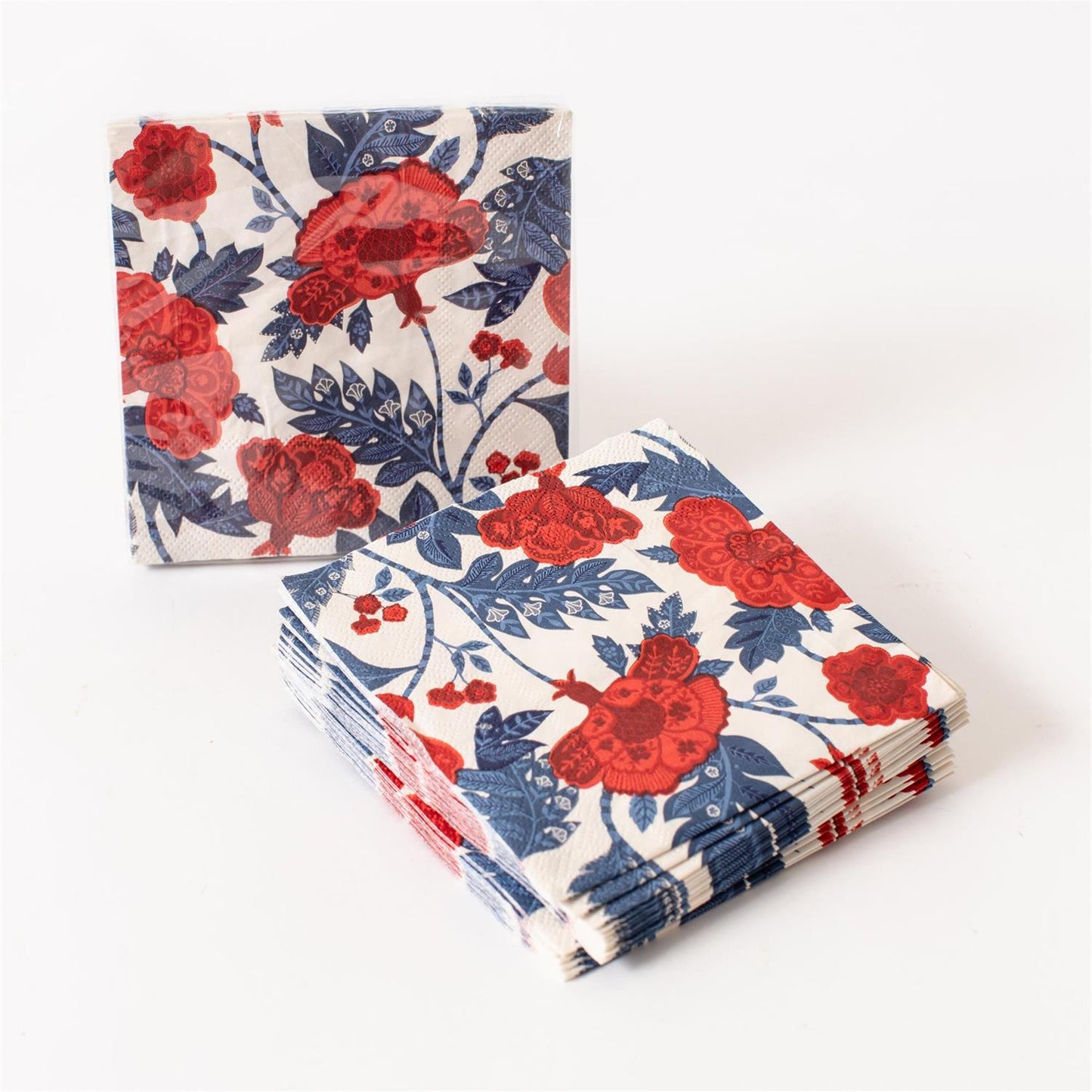 Americana Floral Cocktail Napkin