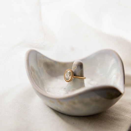 Simon Pearce Crystalline Ring Holder, Candent