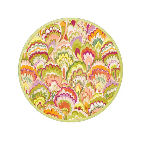 Marbled Ceramica in Raspberry