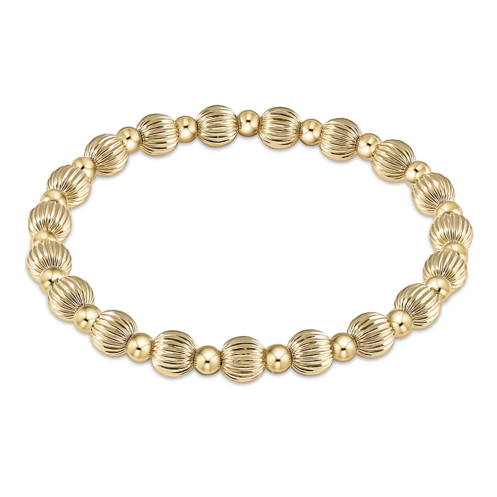 enewton Dignity Grateful Pattern 6mm Bead Bracelet