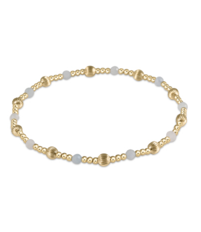 enewton Dignity Sincerity 4mm Bracelet - Aquamarine